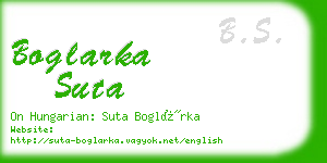 boglarka suta business card